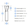 Shaper 15° Dovetail Router Bit (8mm Shank)