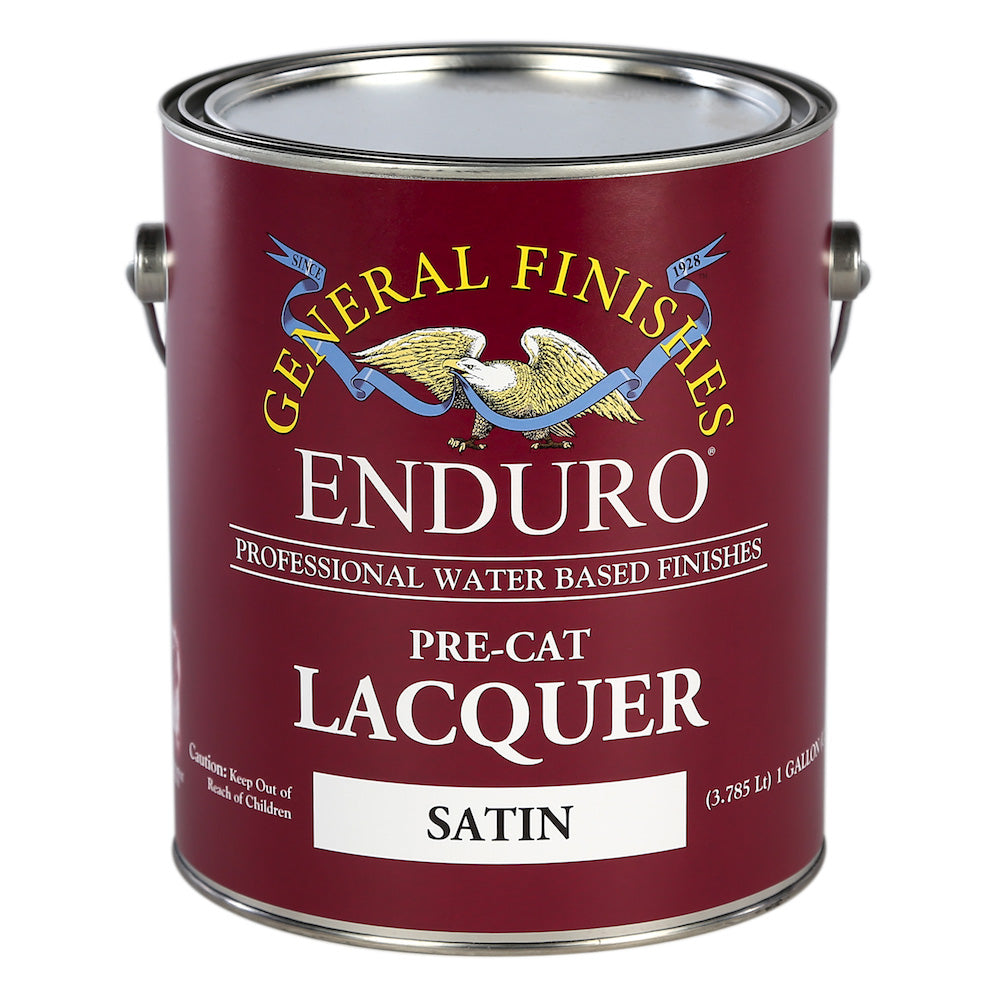 General Finishes Water-Based Pre-Cat Lacquers - Gallon