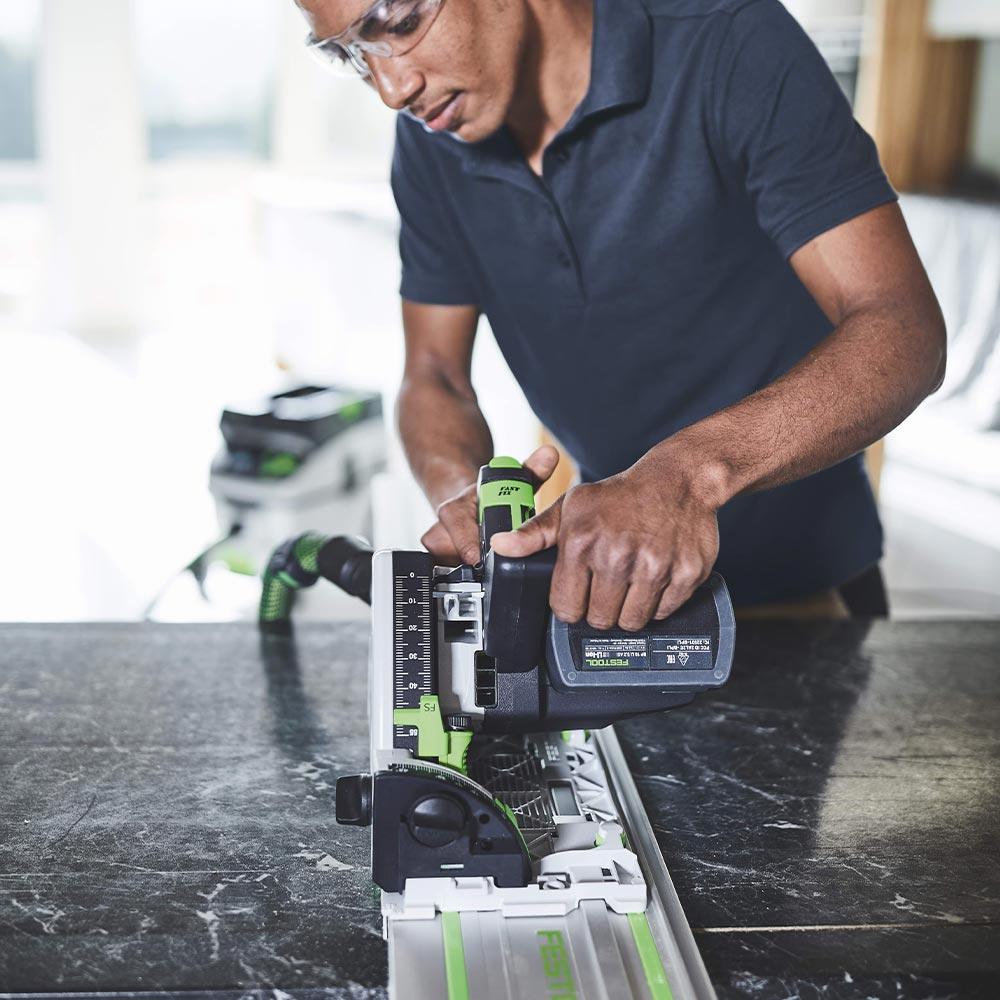 Festool Cordless Track Saw TSC 55 K Basic (Guide Rail Not Included)