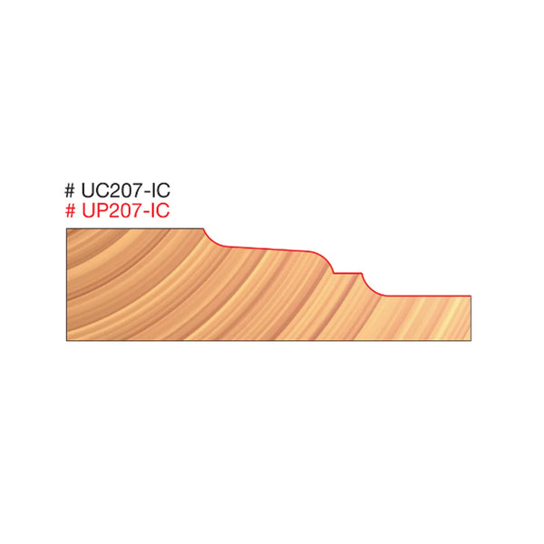 Freud 4-15/16" x 5/8" x 3/4" 2+2 Advanced Cutter Design For 5/8" Stock
