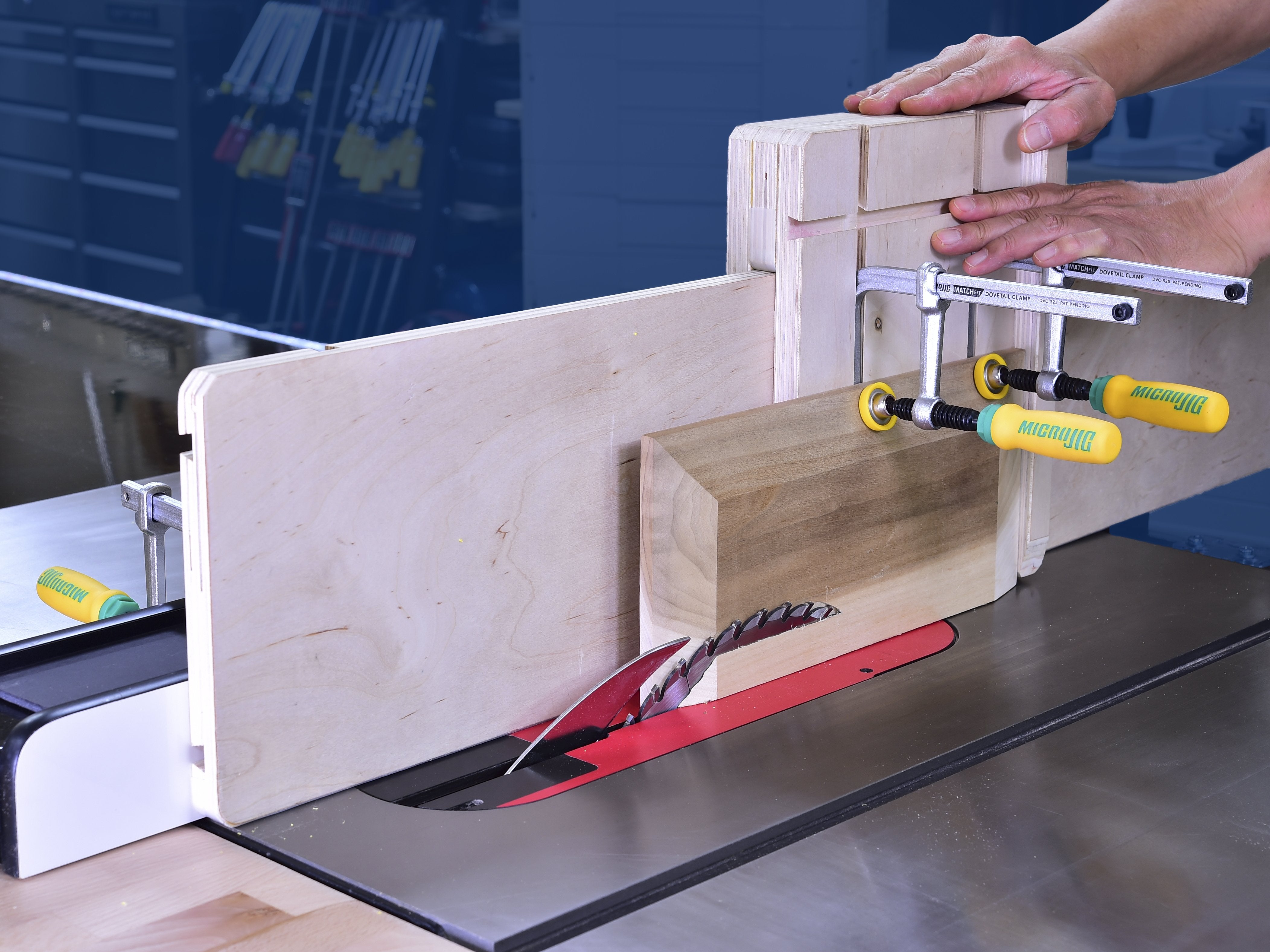 MicroJig Matchfit Dovetail Clamps (2 Pack)