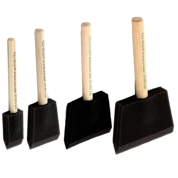 Jen Poly Foam Brushes