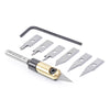 Amana 8-Piece In-Groove Insert Engraving Tool Body & Knives Set*