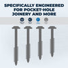 Kreg Pocket Hole Screws - Stainless Steel