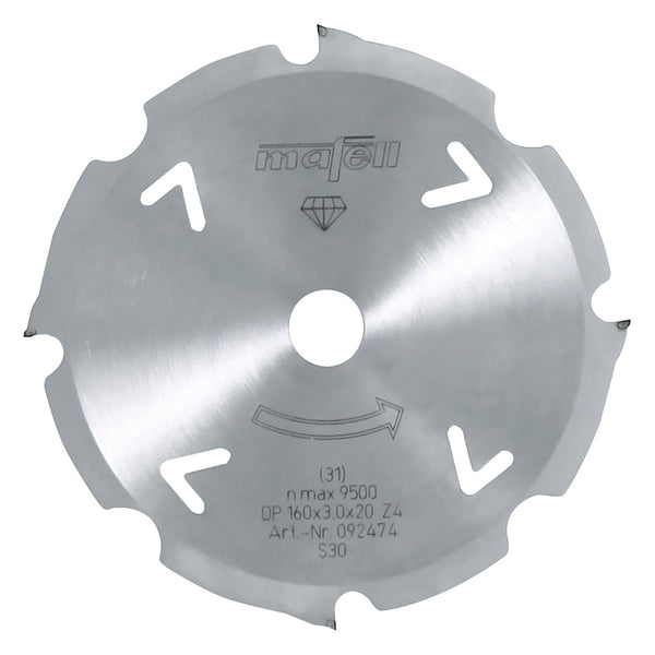 Mafell Cement-Cutting Diamond Saw Blade 160mm x 4T