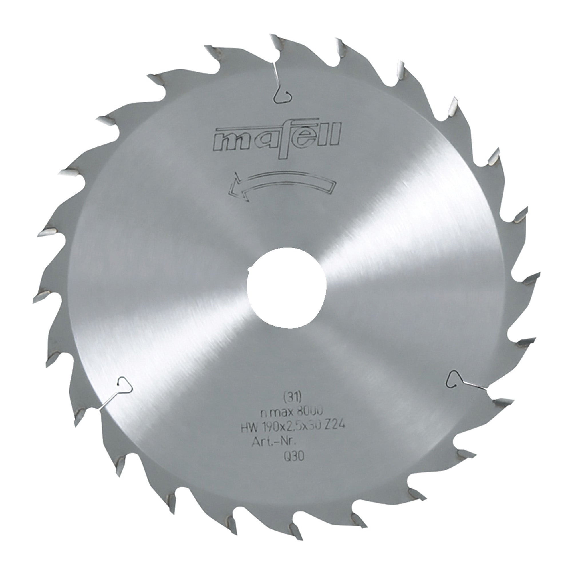 Mafell TCT Cross-Cutting Carbide Saw Blade 168mm x 24T (1.8mm Kerf)