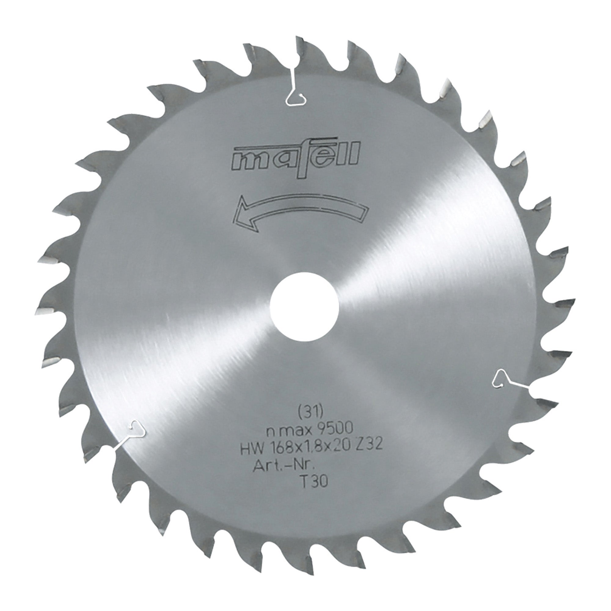 Mafell TCT Cross-Cutting Carbide Saw Blade 168mm x 32T (1.8mm Kerf)