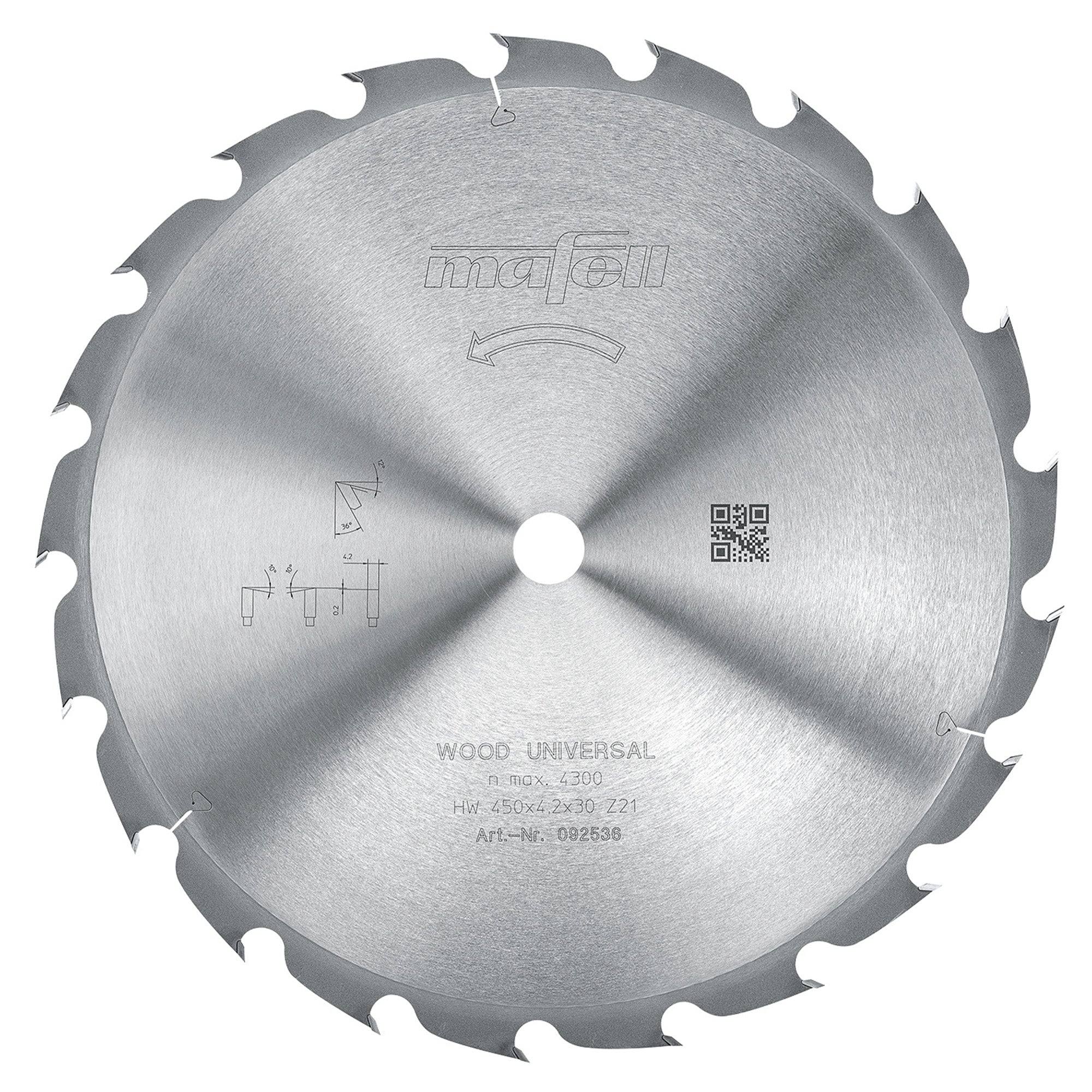 Mafell TCT Cross-Cutting Saw Blade 20T for MKS 185Ec