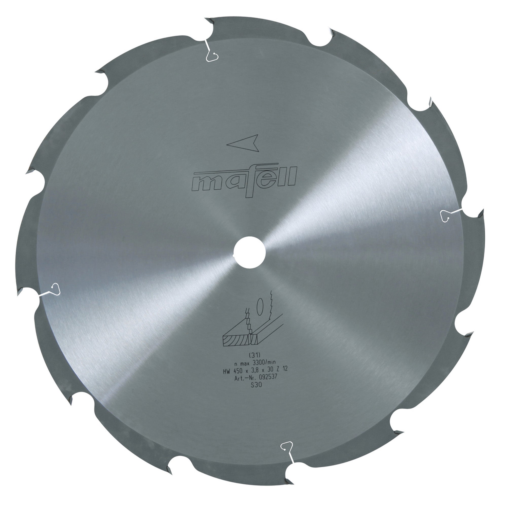 Mafell TCT Ripping Saw Blade 12T for MKS 185Ec