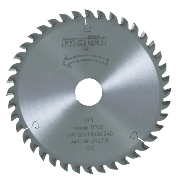 Mafell TCT Fine-Cutting Carbide Saw Blade 120mm x 40T (1.8mm Kerf)