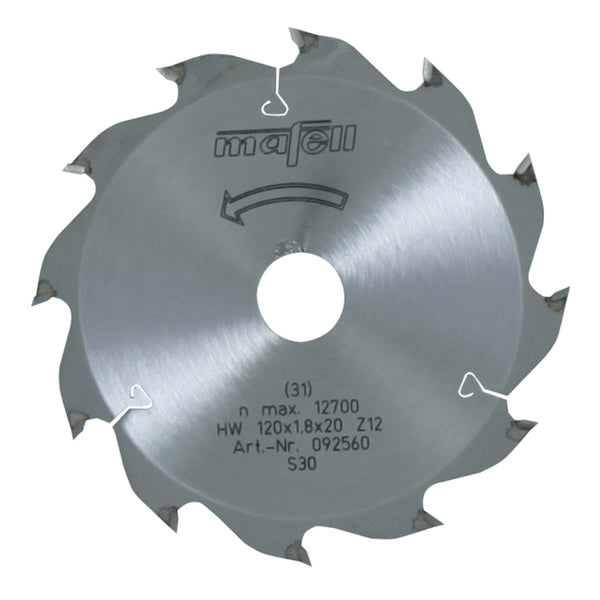 Mafell TCT Ripping Carbide Saw Blade 120mm x 12T (1.8mm Kerf)