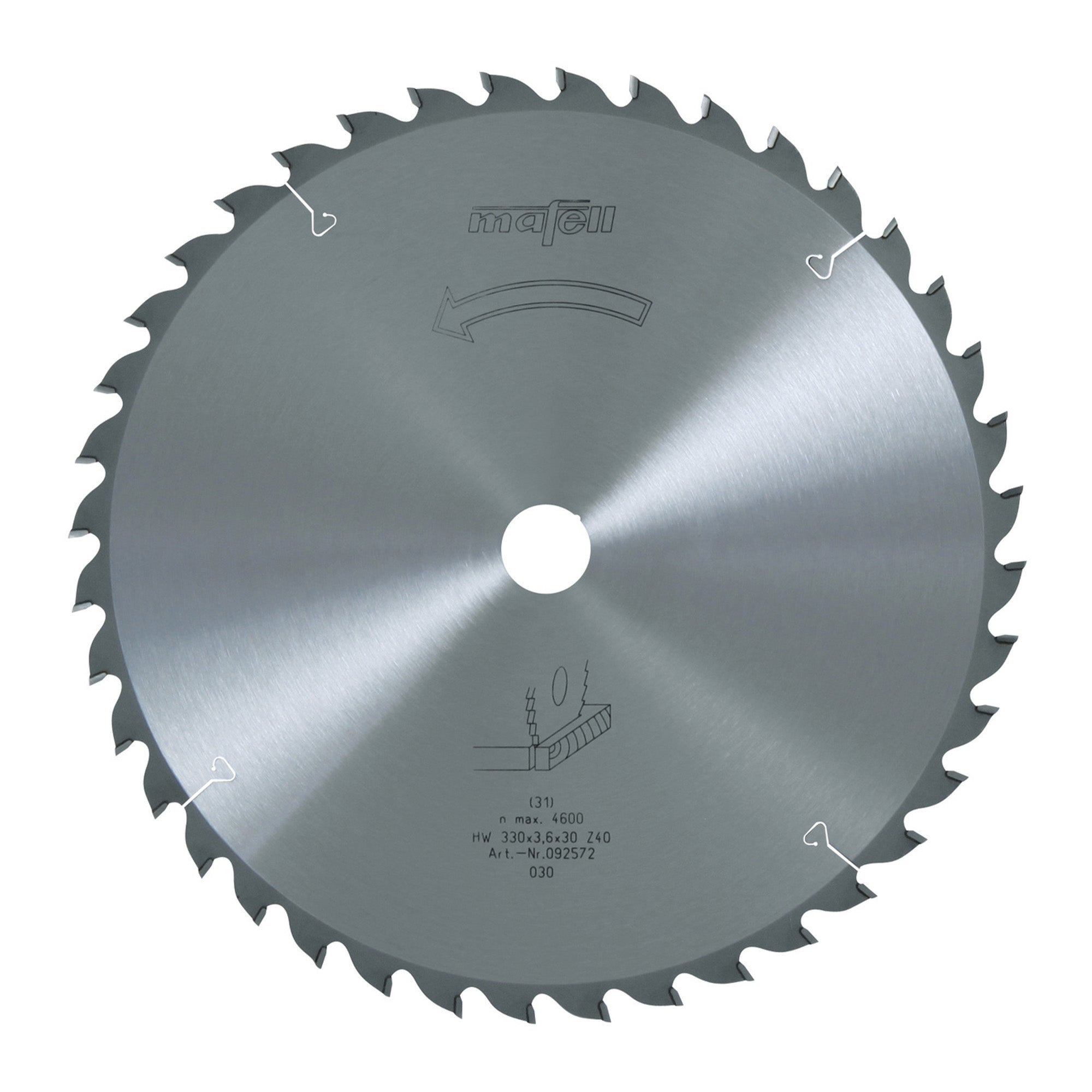 Mafell TCT Fine-Cutting Carbide Saw Blade 40T for MKS 130Ec
