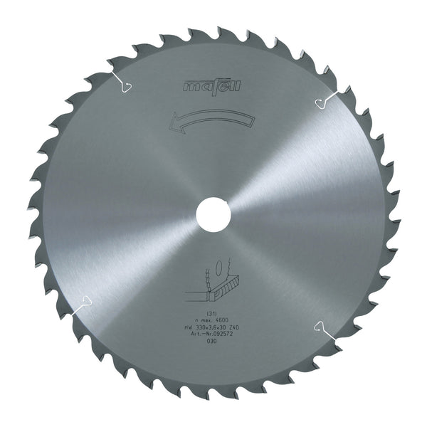 Mafell TCT Fine-Cutting Carbide Saw Blade 40T for MKS 130Ec