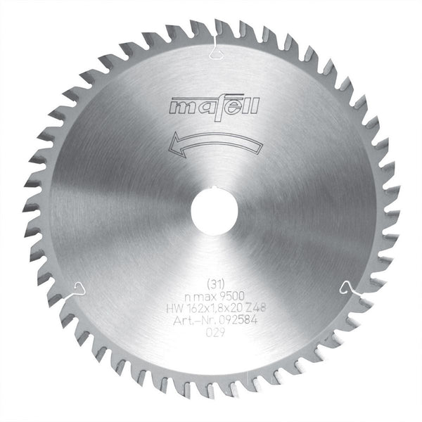 Mafell TCT Fine-Cutting Carbide Saw Blade 162mm x 48T (1.8mm Kerf)