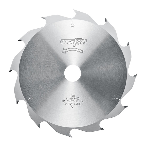 Mafell TCT Ripping Carbide Saw Blade 237mm x 12T (2.5mm Kerf)