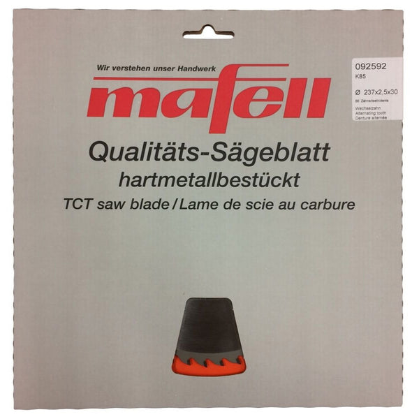 Mafell TCT Fine-Cutting Carbide Saw Blade 237mm x 56T (2.5mm Kerf)