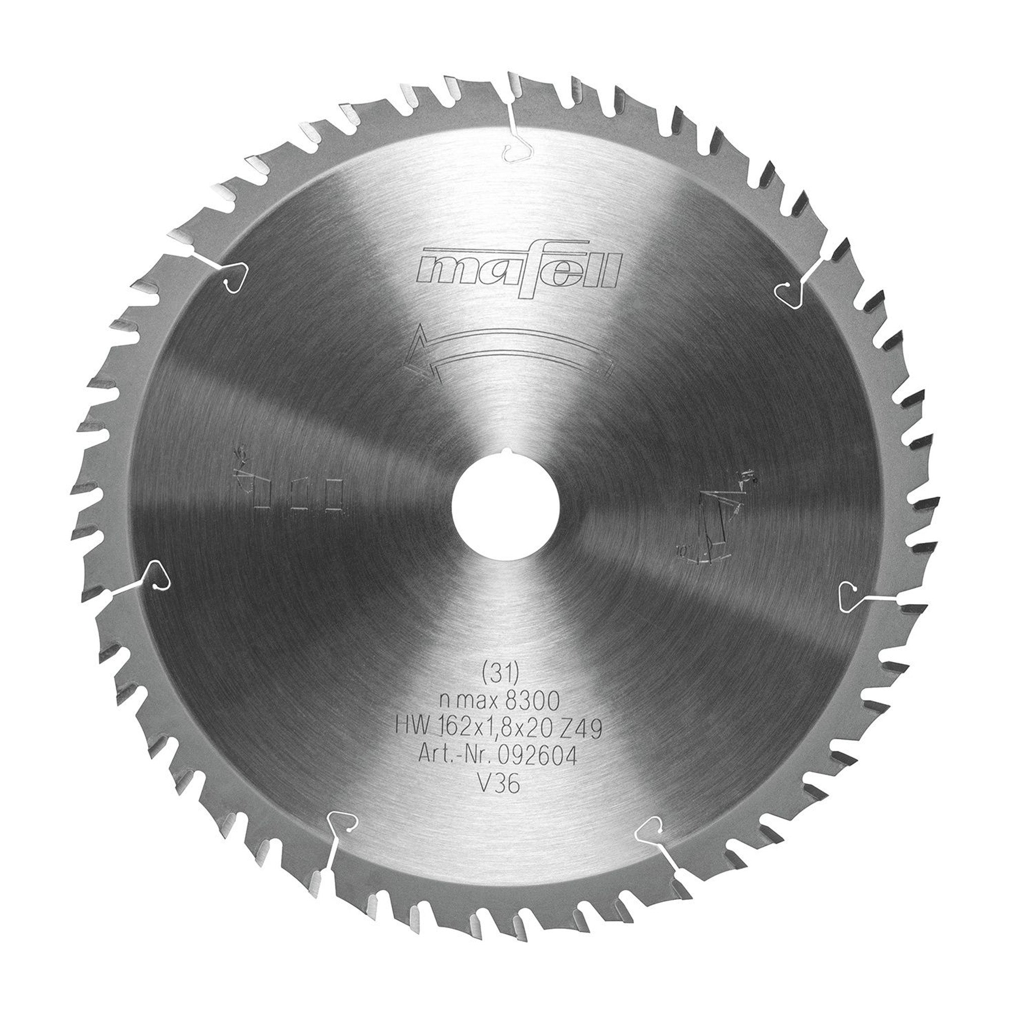 Mafell Fine-Cutting Group-Toothed Blade for MT 55 18M & MT 55cc Saws 162mm x 49T (1.8mm Kerf)