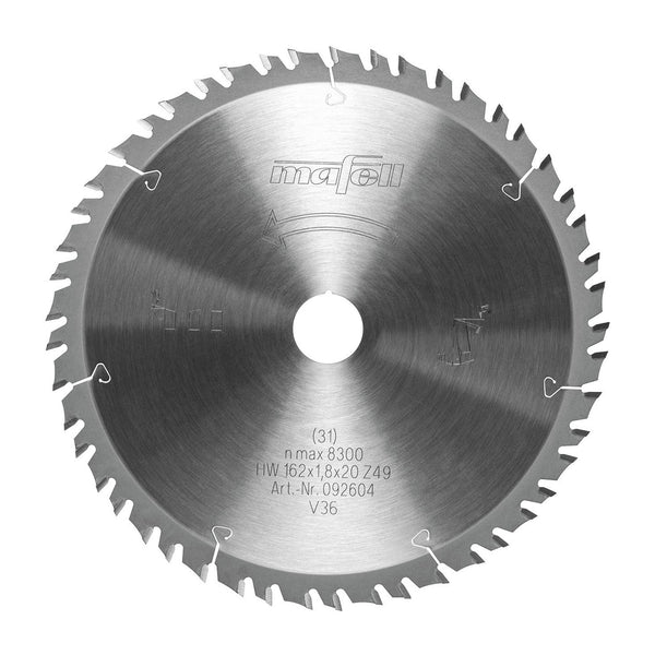 Mafell Fine-Cutting Group-Toothed Blade for MT 55 18M & MT 55cc Saws 162mm x 49T (1.8mm Kerf)