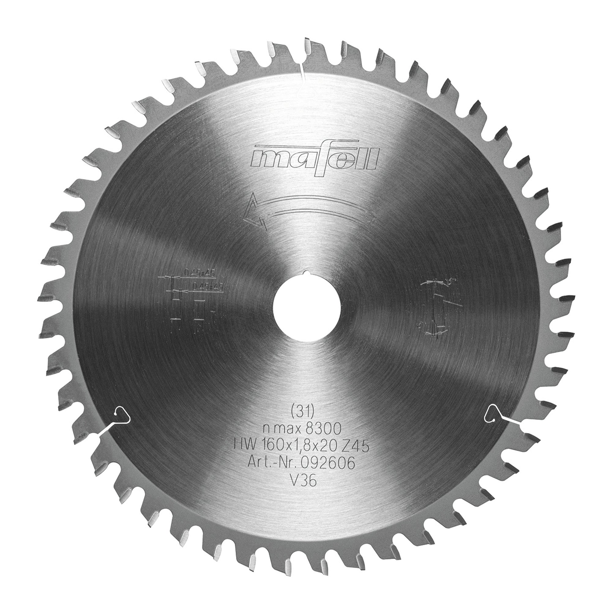 Mafell Decorative Laminate-Cutting Saw Blade 160mm x 46T (1.8mm Kerf)