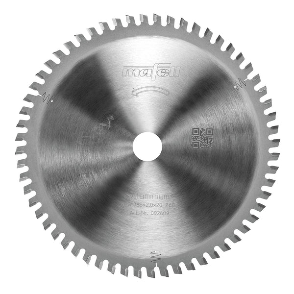 Mafell TCT Aluminum-Cutting Carbide Saw Blade 185mm x 60T (2mm Kerf)