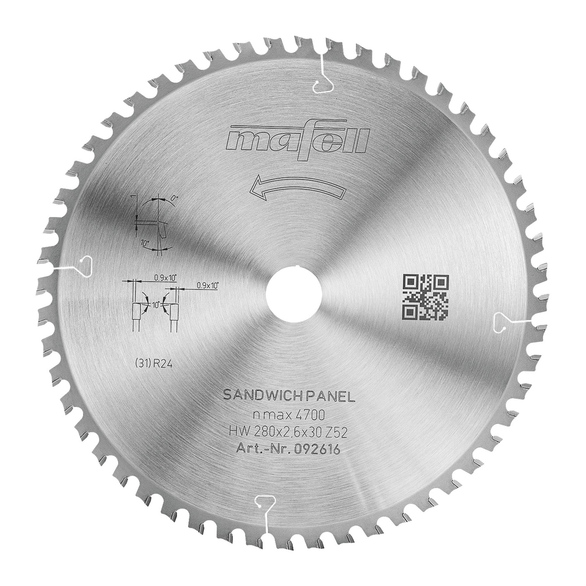 Mafell SIP-Cutting Blade for K105-18 Saw 280mm x 52T