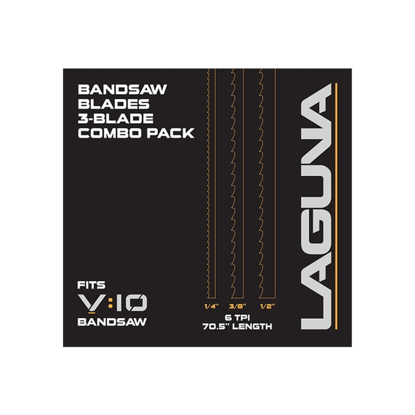 Laguna Band Saw Blade Combo Pack for V:10