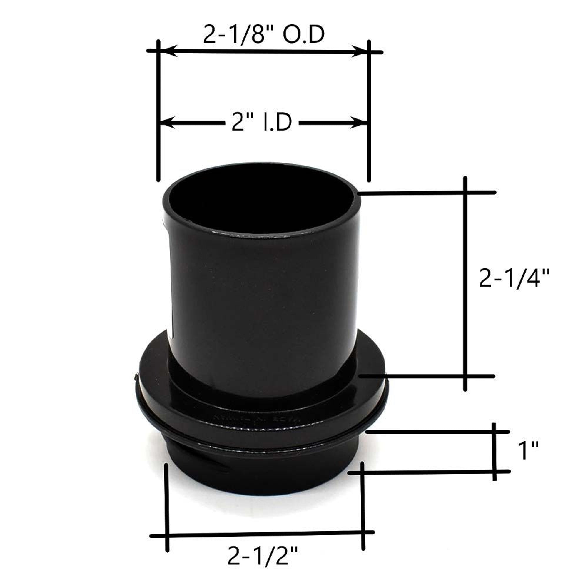 Big Horn Wet/Dry Vacuum Cleaner Adapter 2-1/2