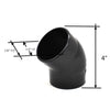 Big Horn 45° Dust Collection Elbow 2-1/2"