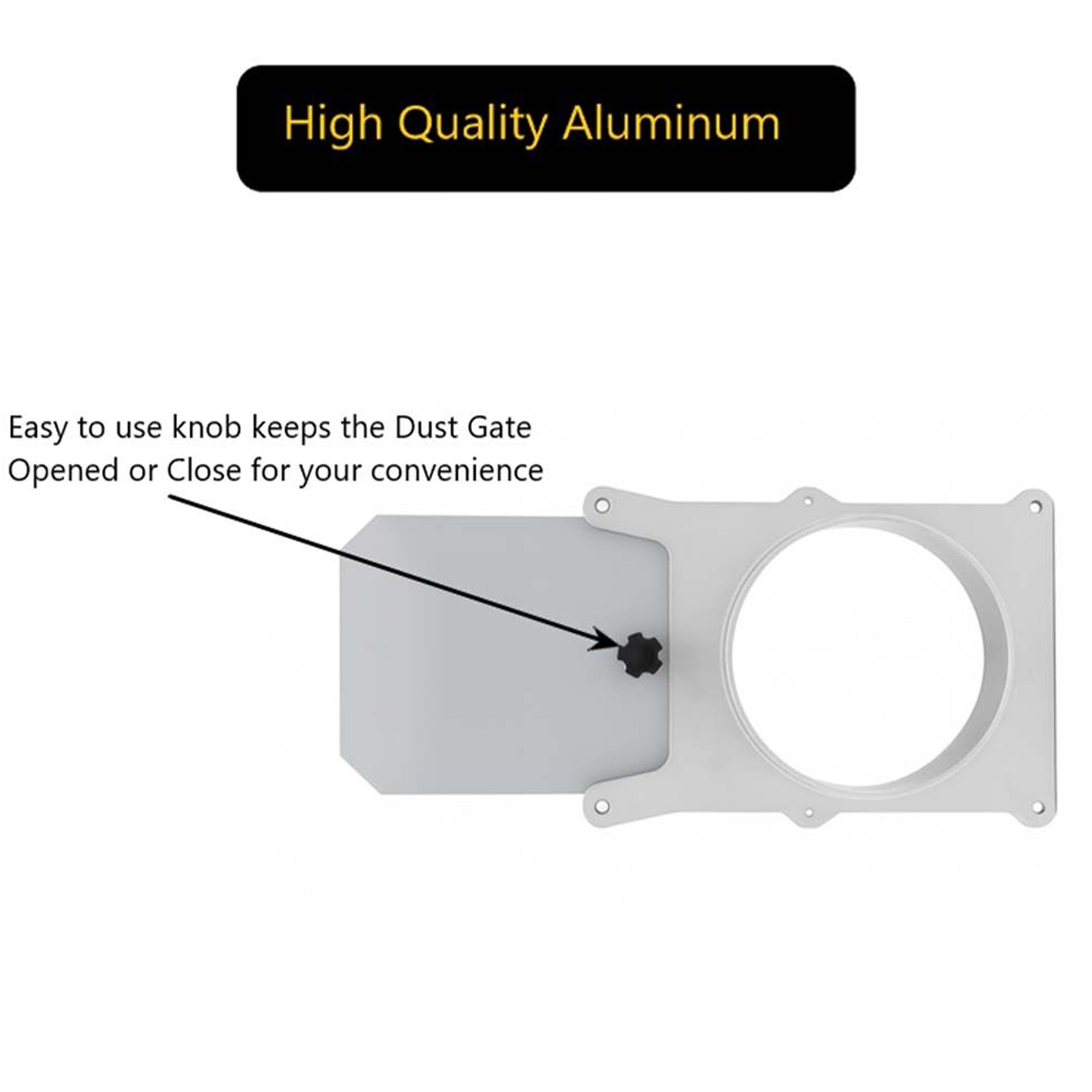 Big Horn Aluminum Blast Gate 3