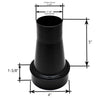 Big Horn 4" x 2-1/4" Wet/Dry Vacuum Cleaner Adapter