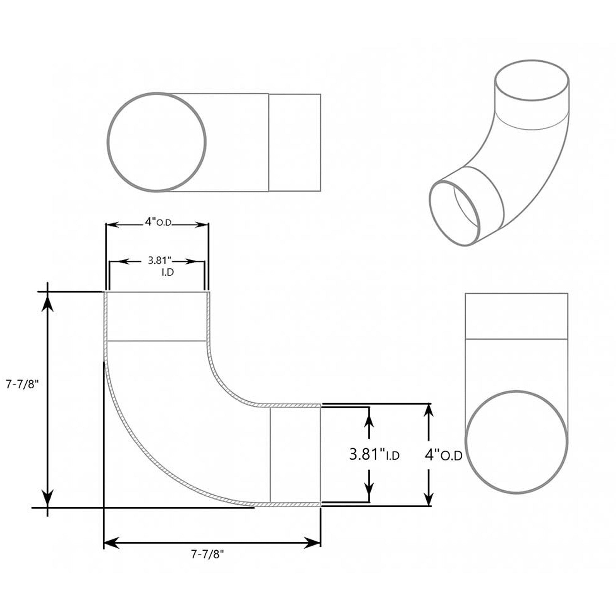 Big Horn 90° Elbow 4
