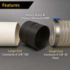 Big Horn PVC Pipe Adapter 4"