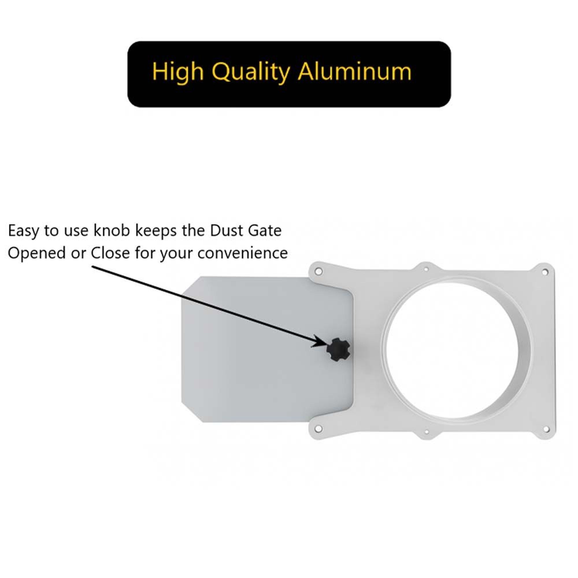 Big Horn Aluminum Blast Gate 5