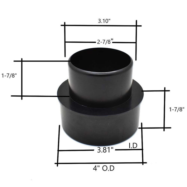 Big Horn Dust Collection Reducer 4" to 3"