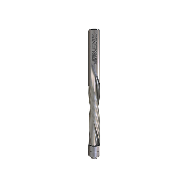 CMT Double-Bearing Spiral Flush Trim Router Bit 1/4" SH, 1/4" D, 1" CL (Downcut)