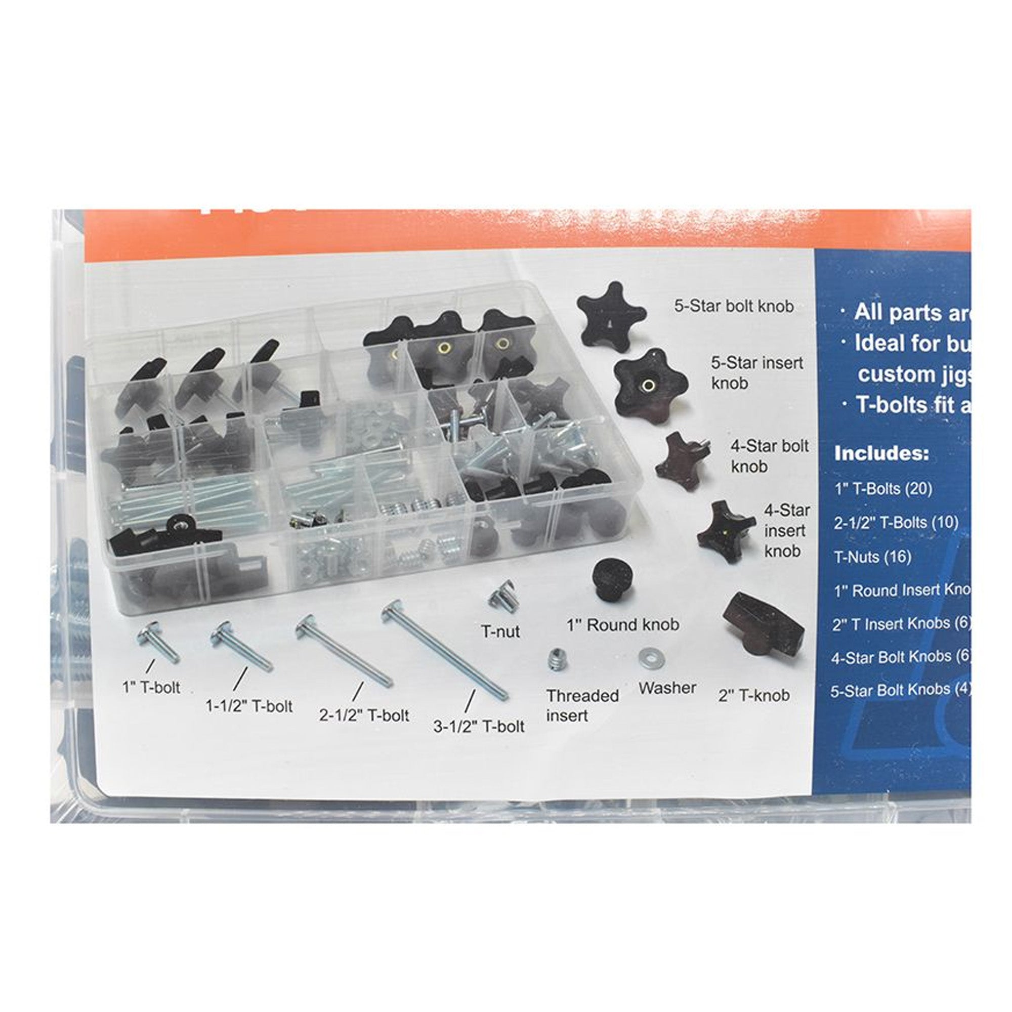 149-Piece Jig Hardware Kit 5/16