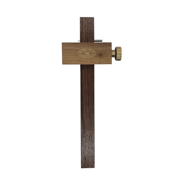 Crown Hand Tools Marking Gauge, Plated Head & Stem (Walnut)