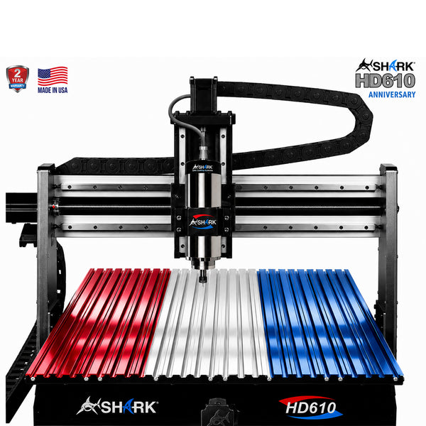 Next Wave CNC Shark HD610 Anniversary Limited-Edition with 2HP Spindle & Tool Kit