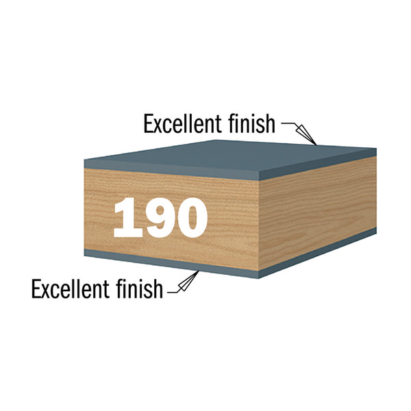 CMT 2 Flute Compression Router Bit w/DLCS Chrome Coating 3/8" SH, 3/8" D, 1-1/8" CL