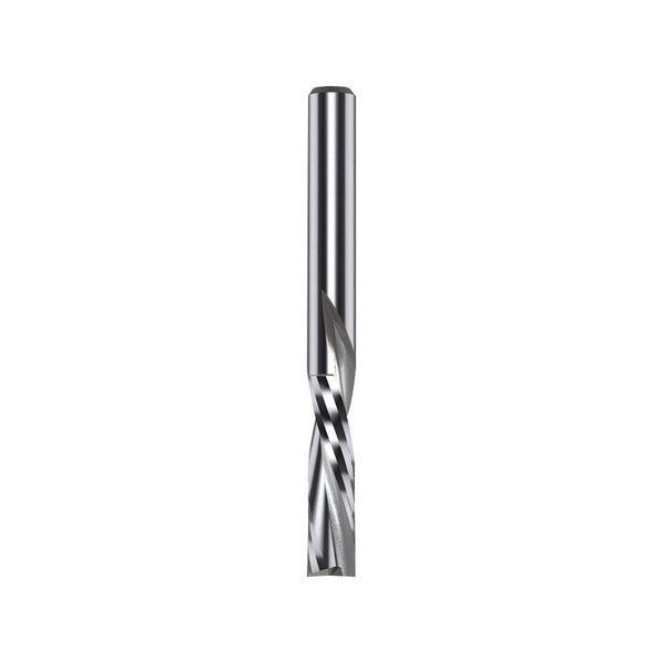 CMT 2 Flute Downcut Spiral Router Bit 1/4" SH, 1/4" D, 1" CL