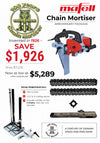 Mafell LS 103Ec Chain Mortiser Anniversary Package with 1.5" Chains & Mortising Guide (120V)