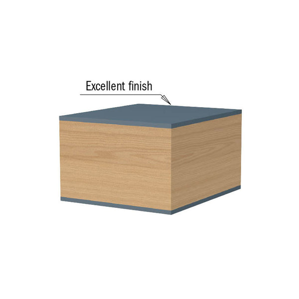 CMT 2 Flute Down Cut Router Bit w/DLCS Chrome Coating 1/4" SH, 1/4" D, 3/4" CL