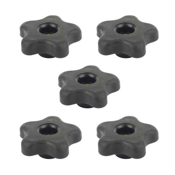5-Star Thru Knobs Thread 1/4 - 20 (5 Pack)