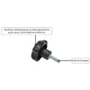 Big Horn 7-Star Stud Knobs 5/16-18 Thread (5 Pack)