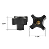 Big Horn 4-Point Knob Set 1/4-20 Thread (5 Pack)