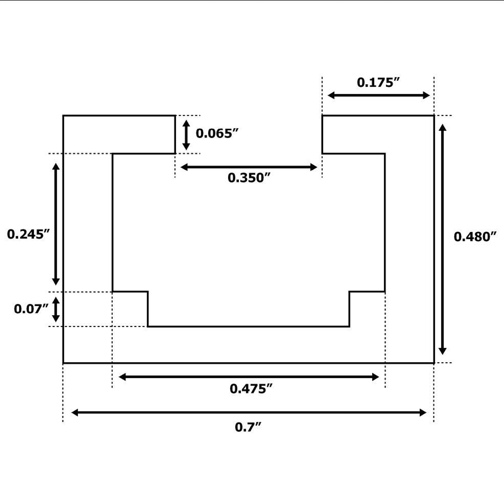 Big Horn Double-Cut Profile Universal T-Track 24