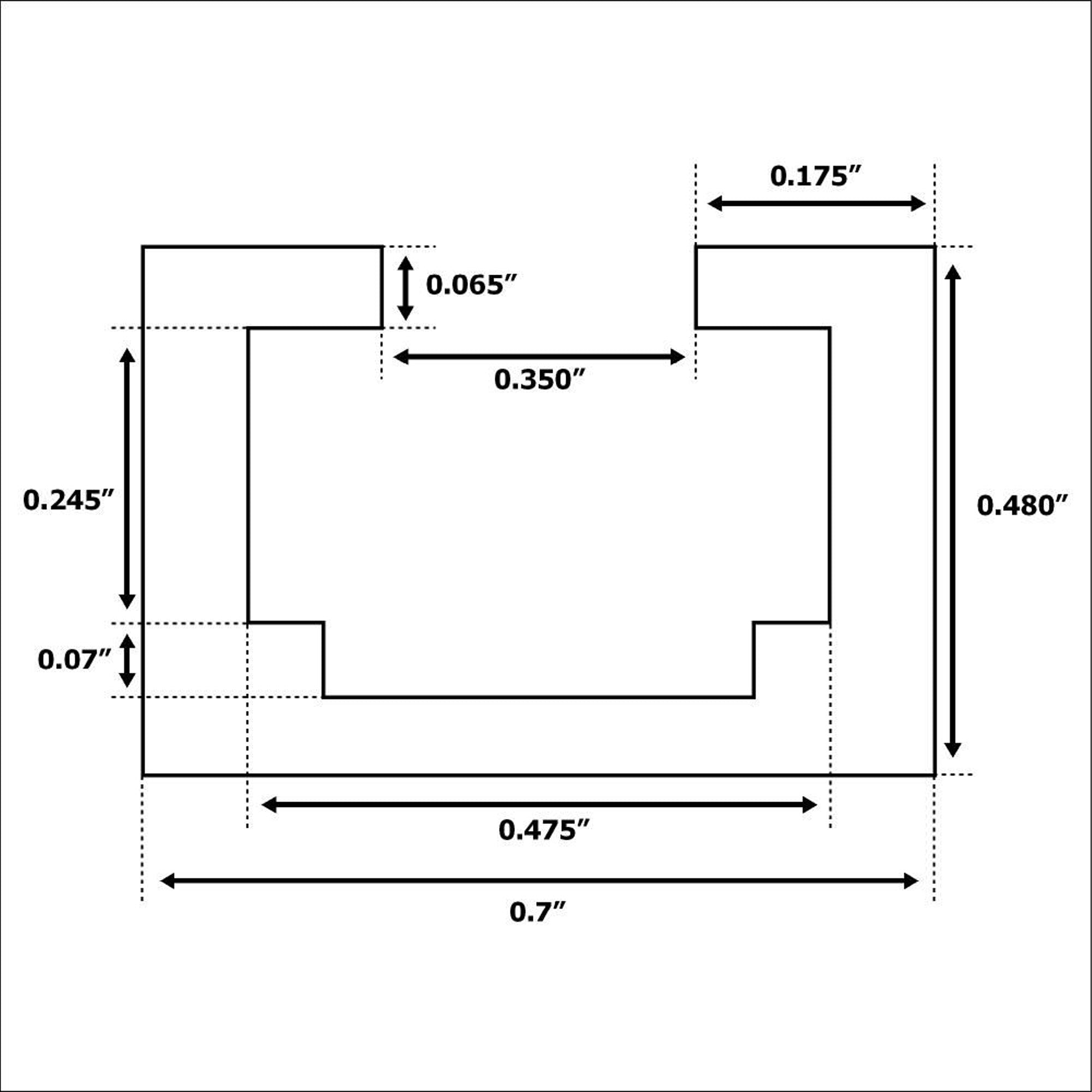 Big Horn Double-Cut Profile Universal T-Track 36