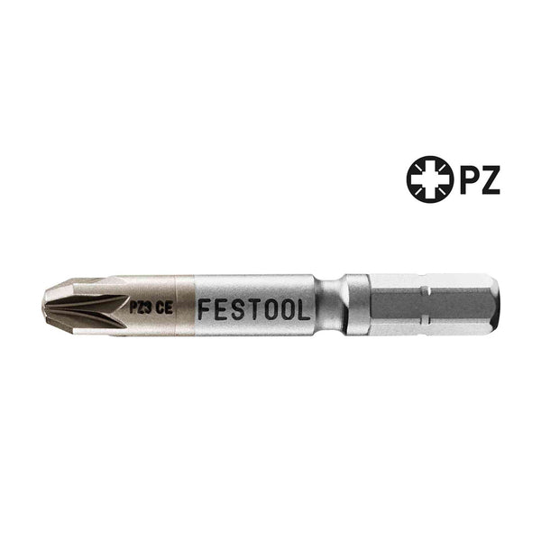 Festool #3 Pozidriv 2" Centrotec Driver Bits (2 Pack)
