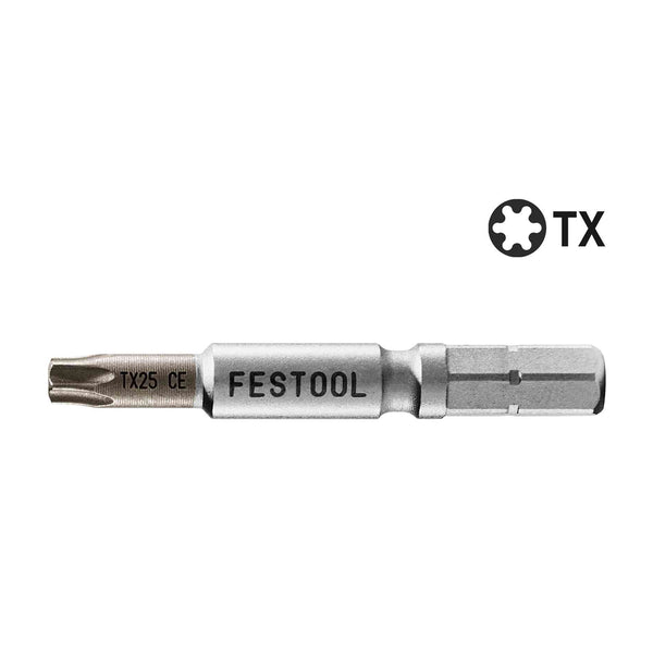 Festool #25 Torx 2" Centrotec Driver Bits (2 Pack)