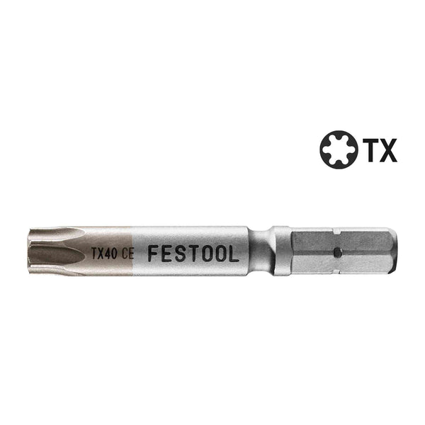 Festool #40 Torx 2" Centrotec Driver Bits (2 Pack)